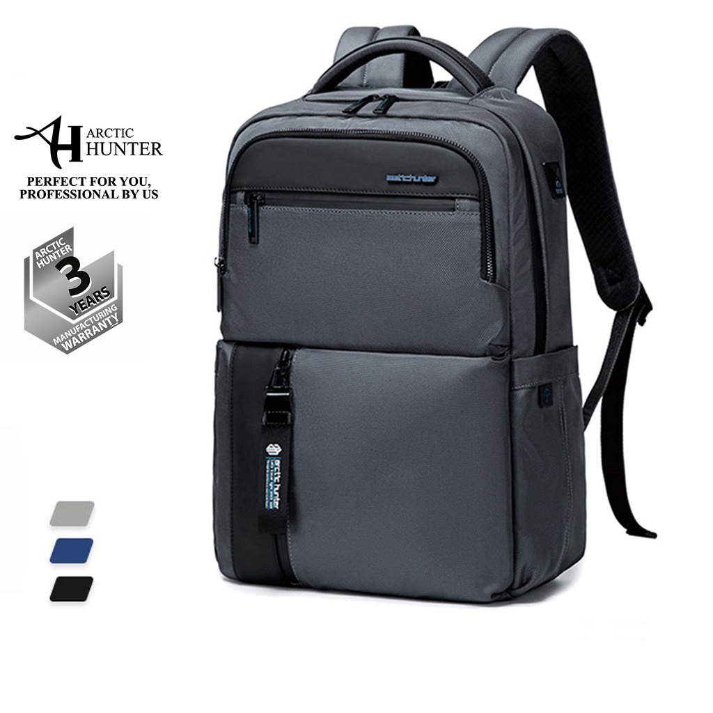 Balo du lịch nam Arctic Hunter chống nước, cổng sạc USB tiện dụng B00477