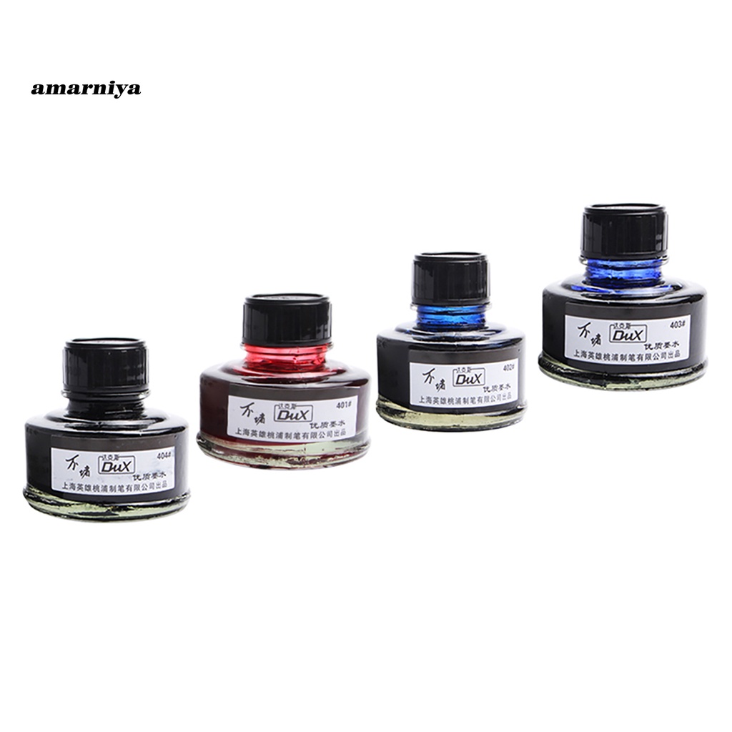 Lọ Đựng Bút Mực Bằng Kính Mịn 50ml Cho Học Sinh / Văn Phòng