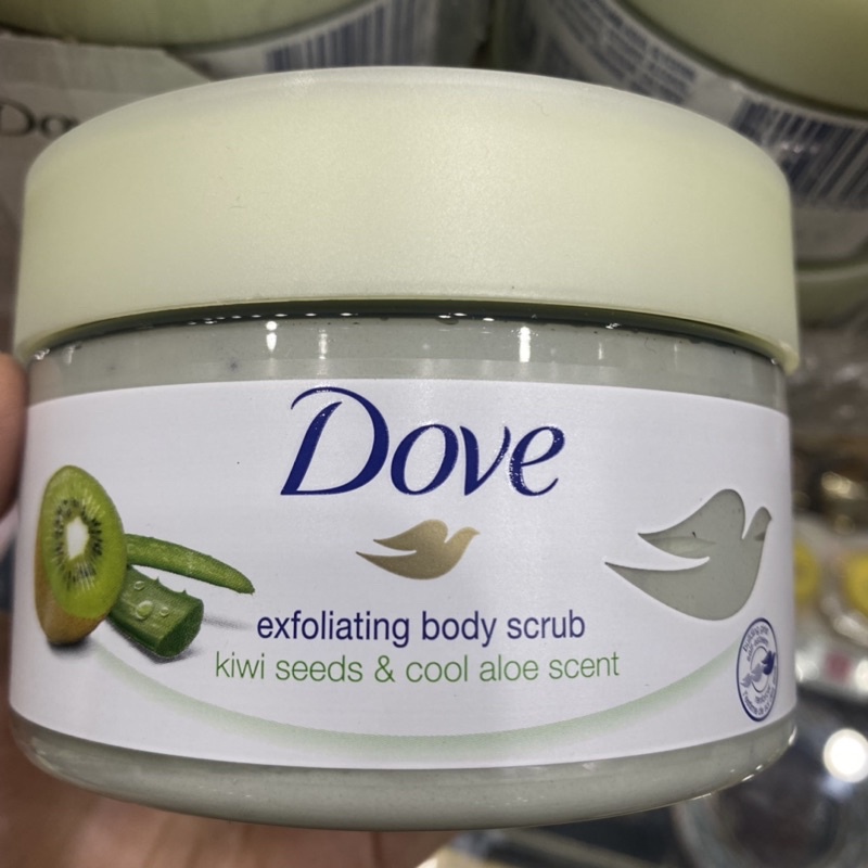 Tẩy da chết Dove Kiwi Lô Hội Nha Đam 225ml