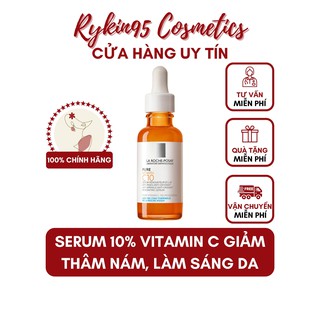 [CHÍNH HÃNG] Serum cải thiện thâm nám, làm sáng và đều màu da La Roche Posay Pure Vitamin C10 30ml