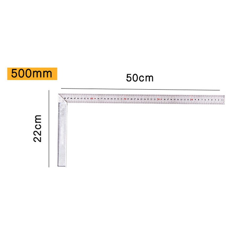 Thước đo góc hình chữ L 250mm-600mm