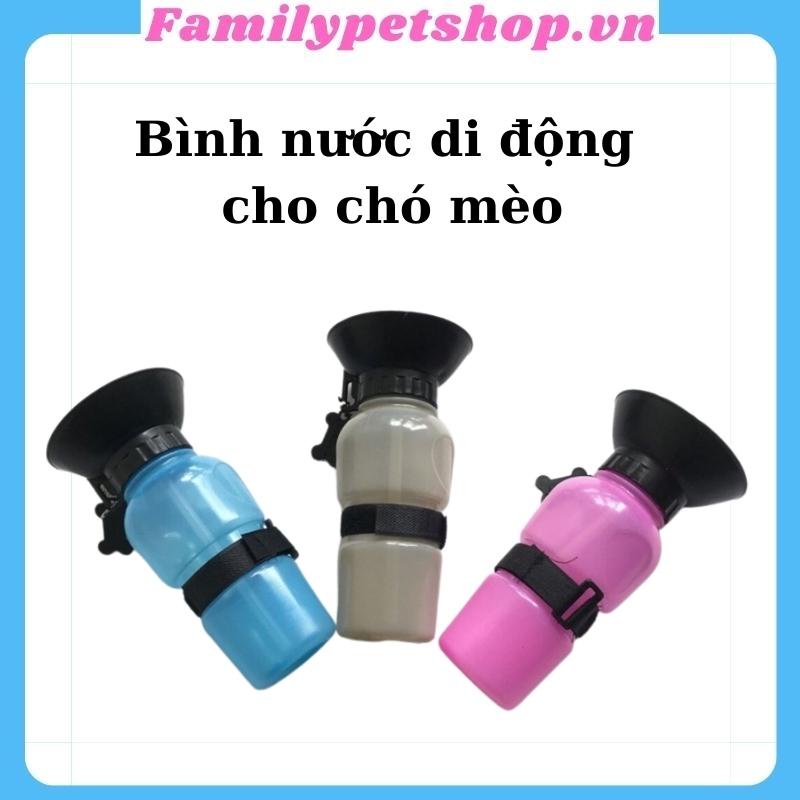 Bình nước di động cho chó mèo thú cưng-familypetshop.vn