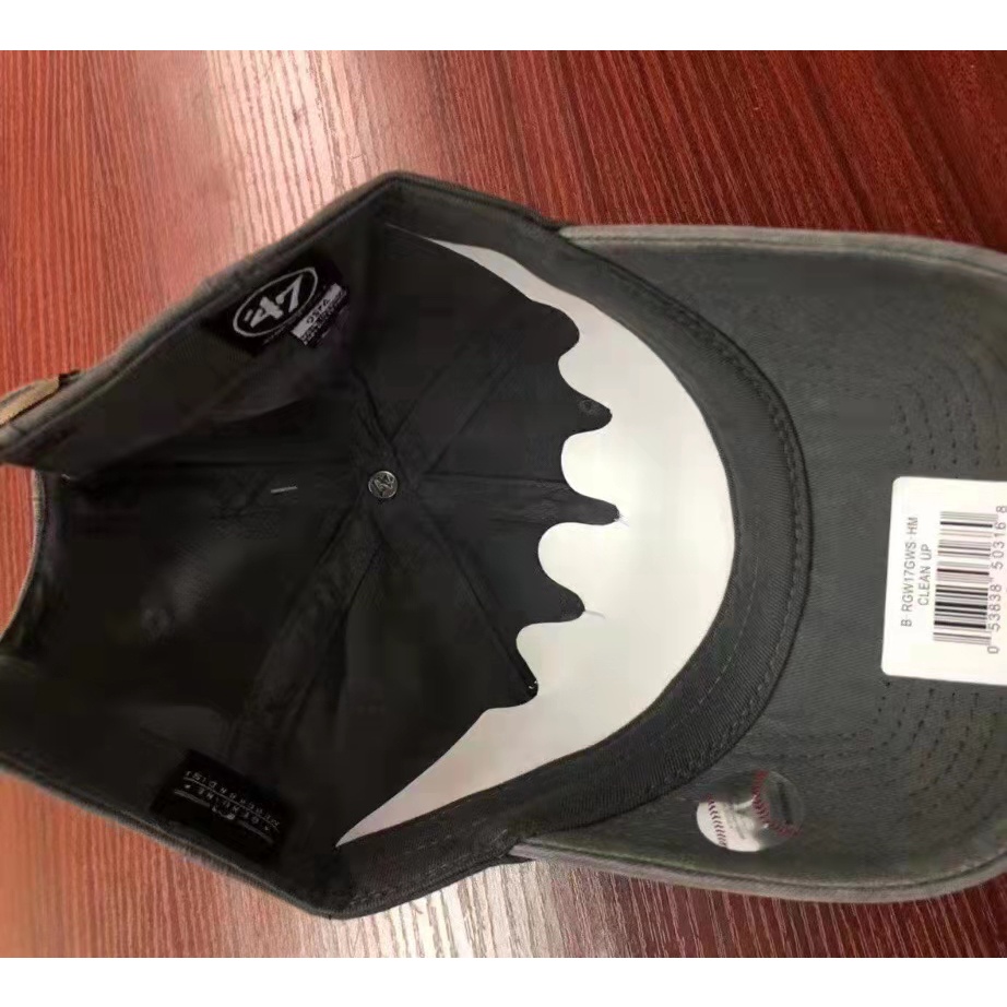 47 Brand  Mũ Lưỡi Trai Cotton Thêu Họa Tiết Thời Trang Unisex