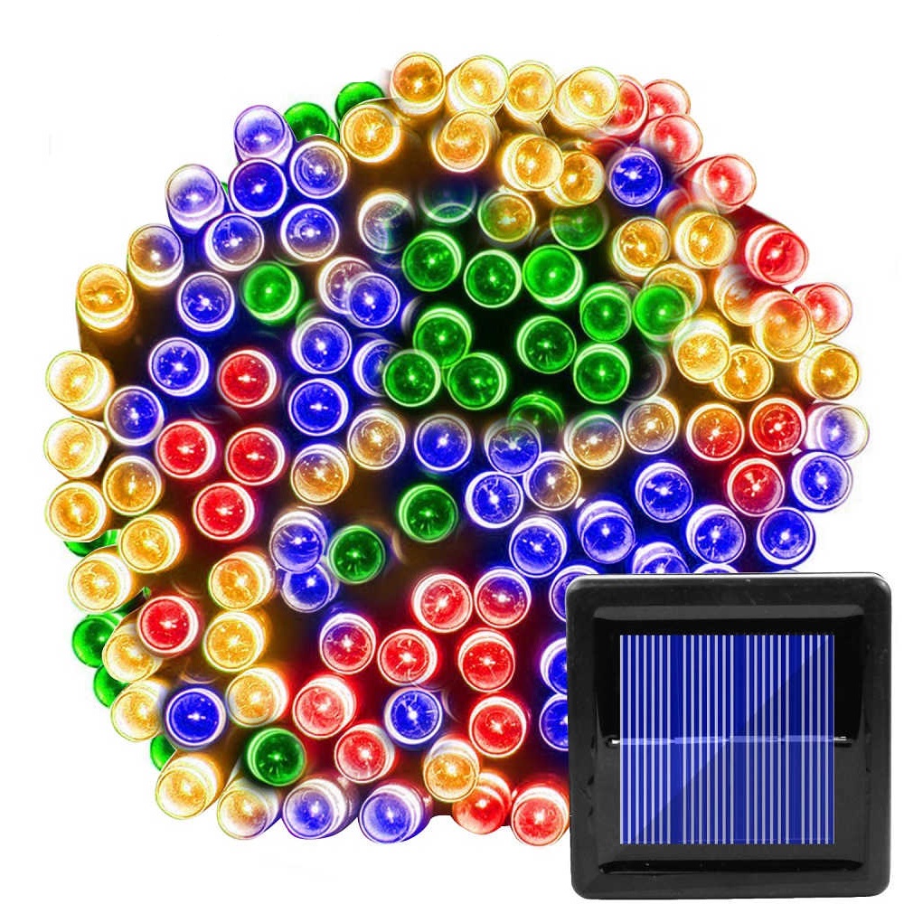 Dây Đèn Led 300 / 100 / 50 Bóng Chống Thấm Nước Sử Dụng Năng Lượng Mặt Trời Trang Trí Sân Vườn