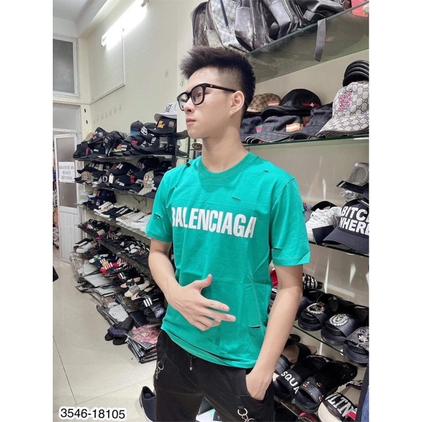 [ ẢNH THẬT MẪU MẶC ] Áo Balenciaga rách-Áo thời trang nam HOT 2021 | BigBuy360 - bigbuy360.vn
