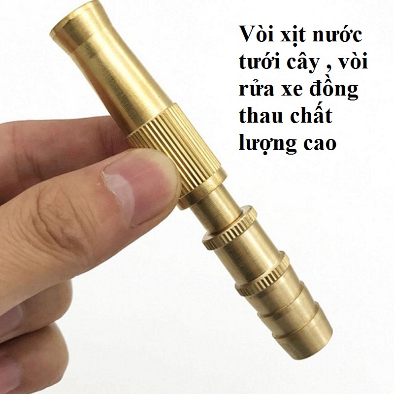 Vòi xịt nước tưới cây , vòi rửa xe đồng thau chất lượng cao nhập khẩu chính hãng
