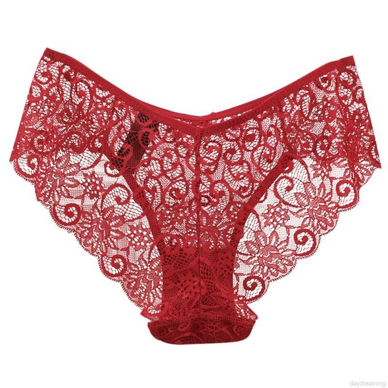 Quần Lót Ren Trong Suốt Plus Size