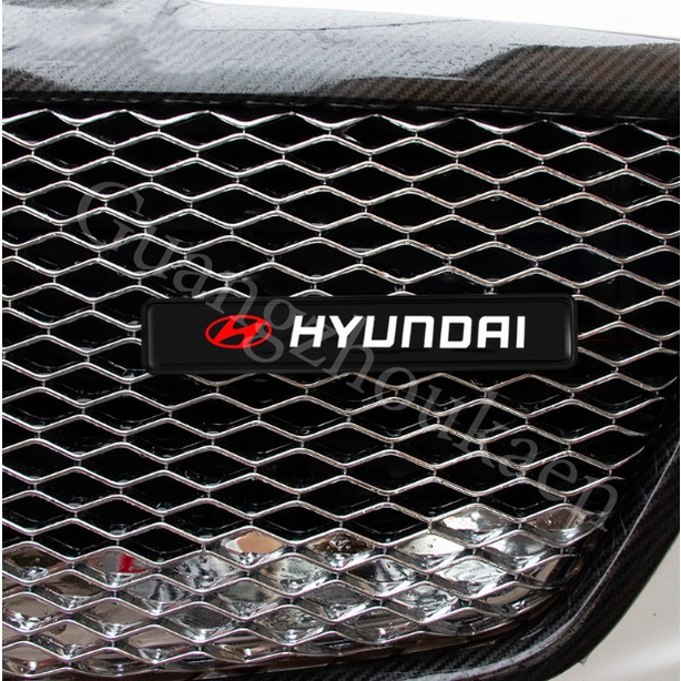 Logo Đèn Led Gắn Mui Xe Hơi Hyundai I10 Santafe Tucson Accent Kona I20 Creta Veloster Palisade Avante Ioniq Sonata Vence Elantra Santro