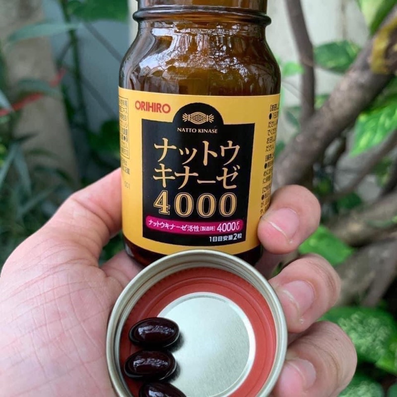 Viên Uống Natto Kinase 4000FU Orihiro Nhật Bản - 60 viên