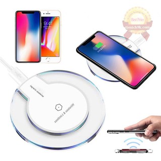 Đế sạc không dây K9 chuẩn Qi siêu mỏng cho điện thoại