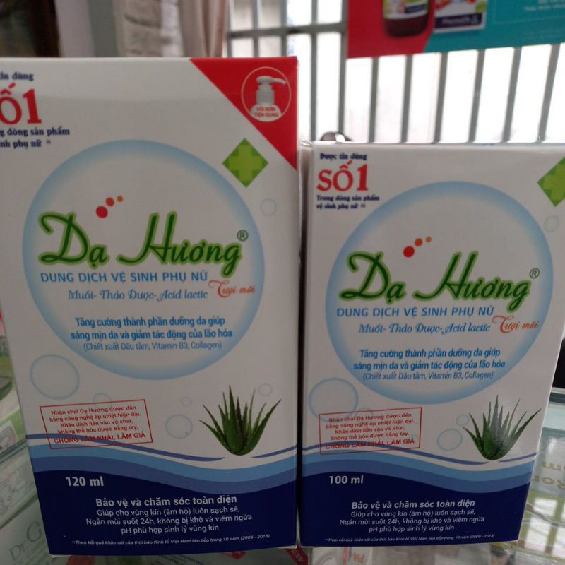 DUNG DỊCH VỆ SINH PHỤ NỮ DẠ HƯƠNG TƯƠI MỚI