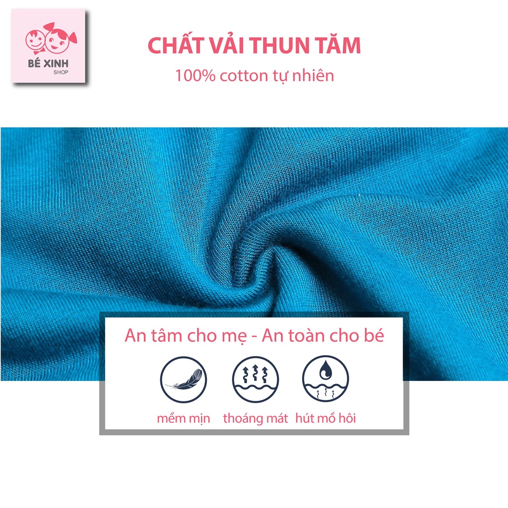 Đồ bộ cho bé trai bé gái Minky Mom cộc tay thun lạnh [Giá tốt] Quần áo bộ ngắn tay cho bé gái trai chất thunlạnh SỌC_ĐÙI