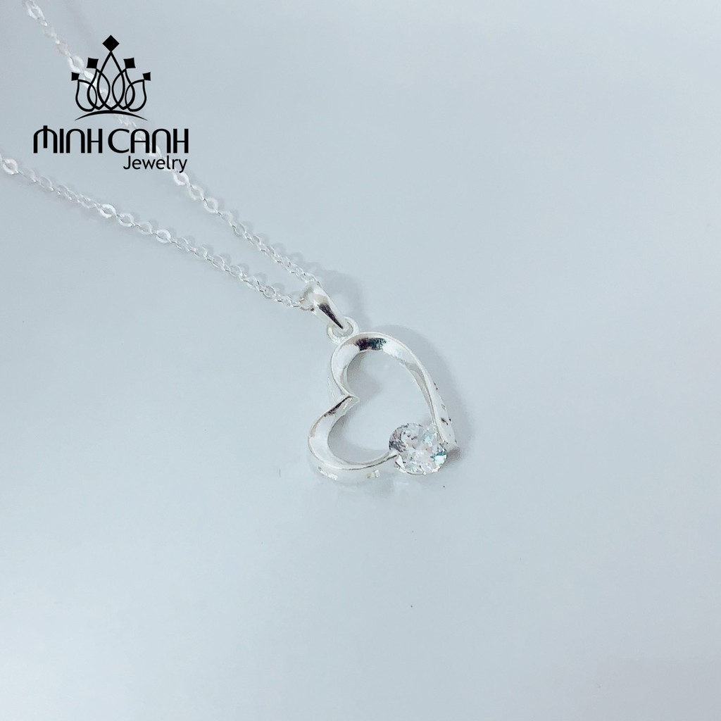 Dây Chuyền Bạc Trái Tim Hạnh Phúc - Minh Canh Jewelry