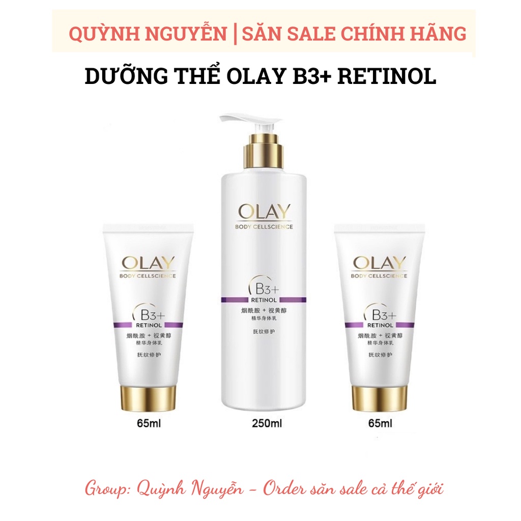 DƯỠNG THỂ OLAY B3 RETINOL CHO BODY
