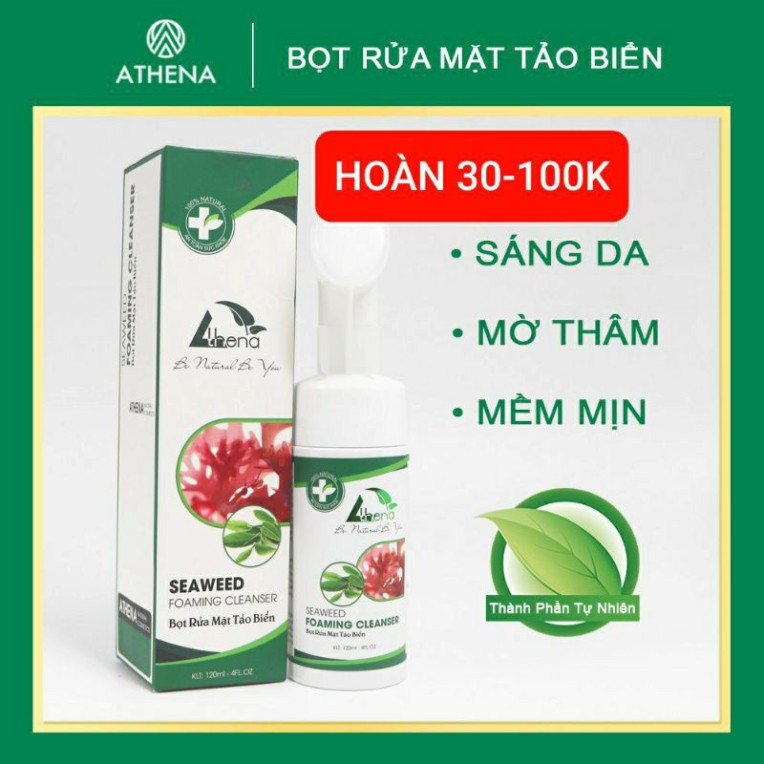 Bọt rửa mặt tảo biển athena (Mua hàng đc HOÀN 30K)