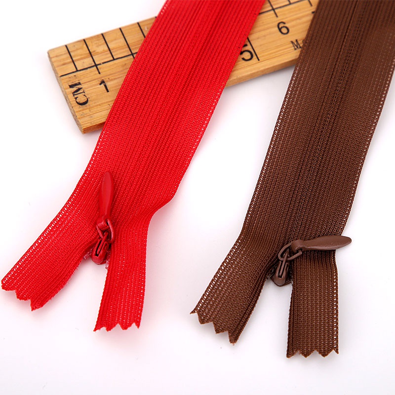 Túi 5 dây khóa kéo thiết kế ẩn vô hình nhiều màu sắc dùng cho chân váy/quần đùi