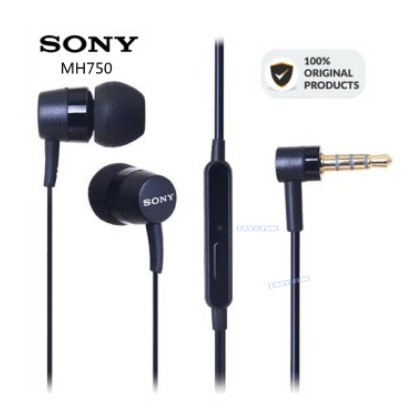 ﹍┅♨[Chính hãng]Tai nghe Sony Mh750/Tai Bluetooth stereo 3.5MM loa siêu trầm đi kèm với tai in-ear