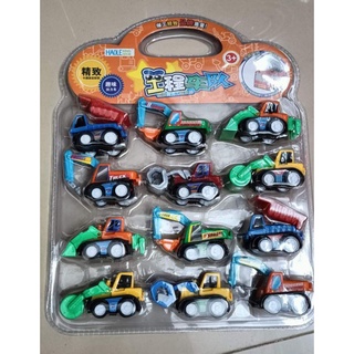 Vỉ 9/12 xe ô tô công trình cho bé