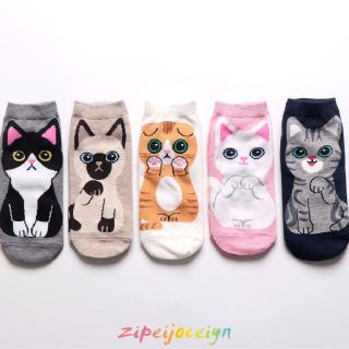 Vớ mỏng ba chiều họa tiết hoạt hình đáng yêu phong cách Nhật Bản cho nữ