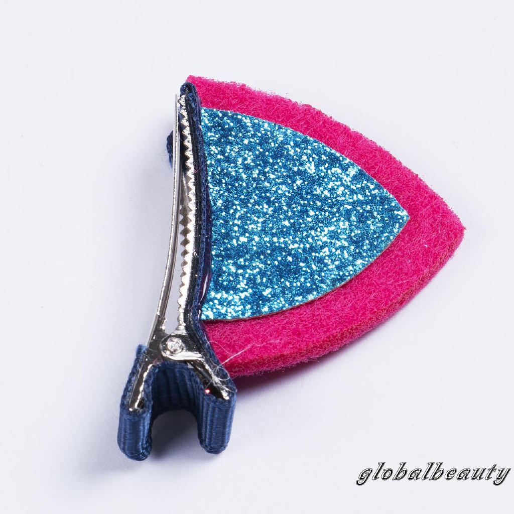 Kẹp tóc tai mèo đính kim sa siêu dễ thương cho bé gái