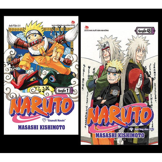 Combo Truyện - Naruto ( Tập 1 tới tập 48 ) - Nxb Kim Đồng