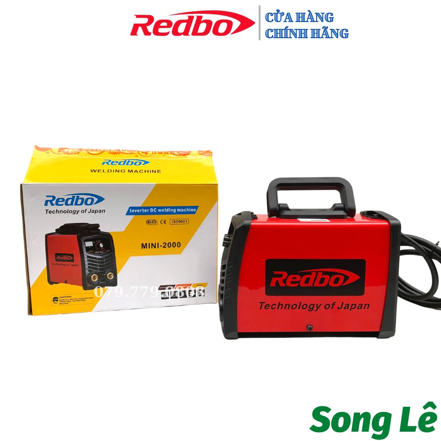 Máy Hàn Que Điện Tử INVENTER REDBO MINI - 2000 (Đỏ) ( gia đình, thợ lưu động,..)