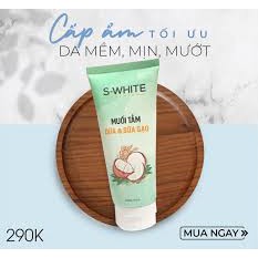 Muối Tắm Tẩy Tế Bào Chết Dừa Và Sữa Non Swhite