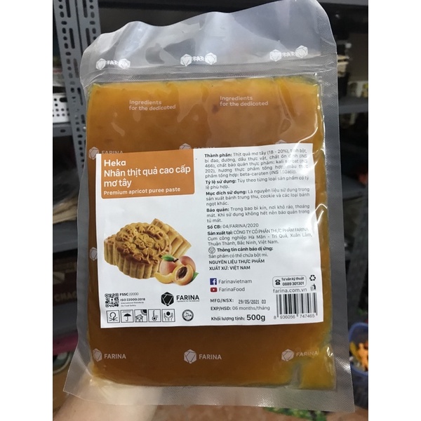 Nhân Heka thị quả mơ tây - Nhân trung thu mơ tây 500gr