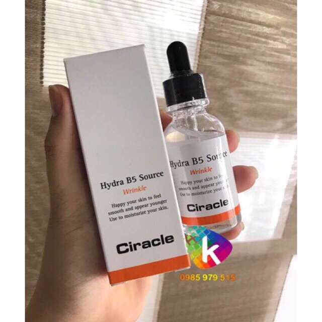 (Đủ bill) Tinh Chất Phục Hồi Da Ciracle Hydra B5 Source Wrinkle Serum