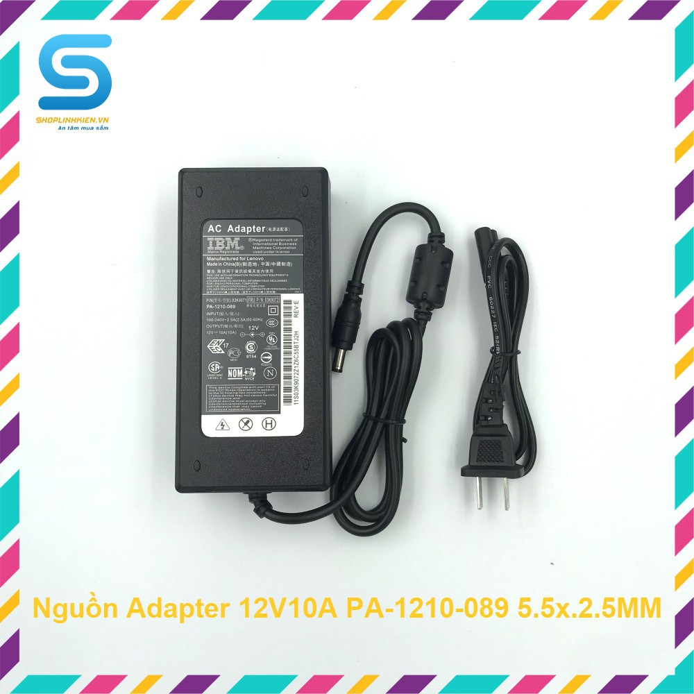 12V 5A Nguồn Adapter 12V5A 5.5x2.1MM 12V-5A