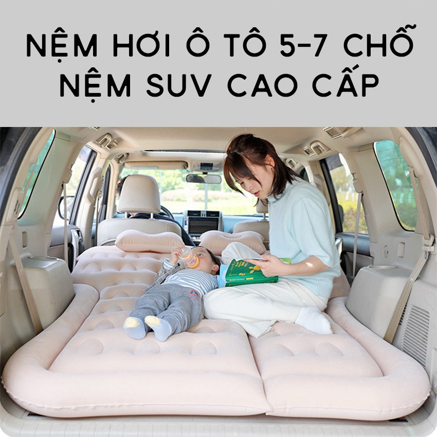 Nệm Hơi Ô Tô Tiện Dụng Cao Cấp, Phù Hợp Mọi Dòng Xe 4 Chỗ, 5 Chỗ, 7 Chỗ