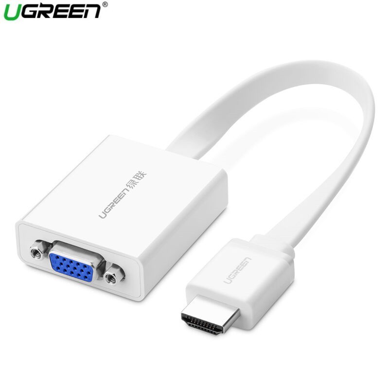 [TG] Cáp Chuyển HDMI To VGA + Audio 3.5mm & Micro-USB Ugreen 40247