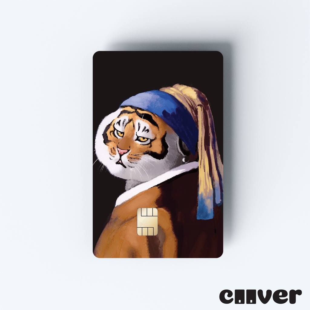 TIGER ARTWORK – Miếng dán thẻ FREESHIP – Thẻ ngân hàng/thẻ ATM, thẻ chung cư, thẻ thang máy, thẻ gửi xe,... COOVER