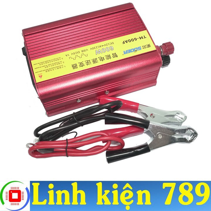 Bộ kích điện 12V lên 220V 600W Suoer