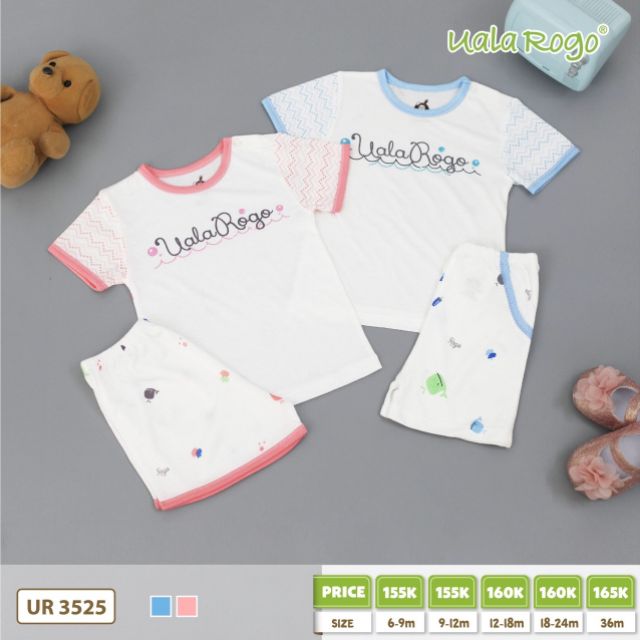 Ualarogo- Bộ cộc tay cài vai