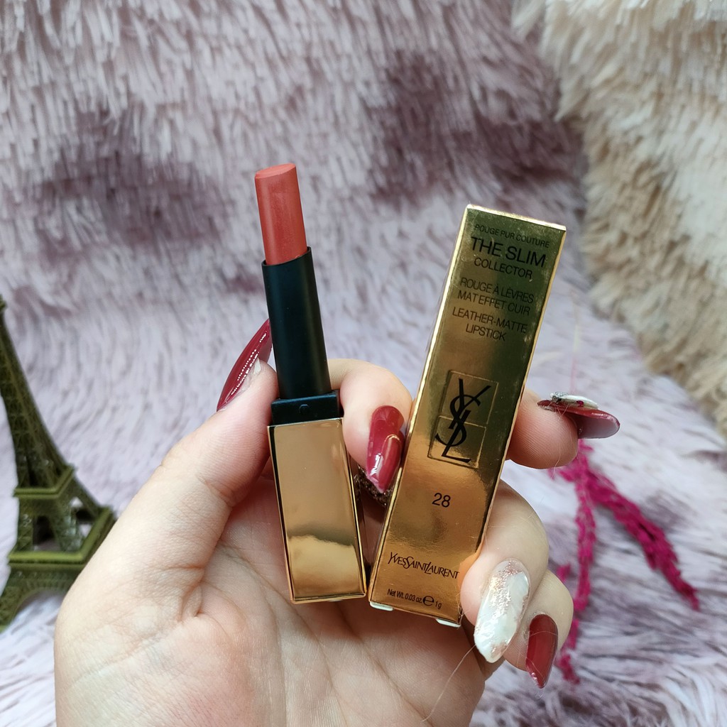 Son YSL The Slim 1g Cao Cấp Chính Hãng Mềm Mượt Nhẹ Môi Lên Màu Tươi Tắn | BigBuy360 - bigbuy360.vn