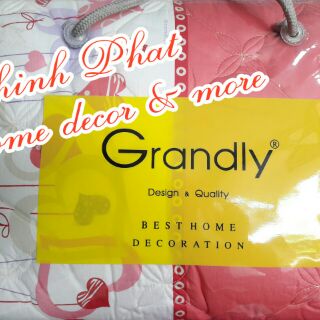 Set Drap cotton Grandly ko mền 1.6m