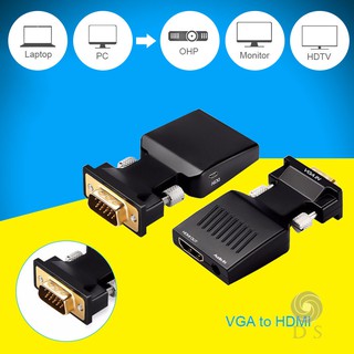 Đầu chuyển VGA sang HDMI có tích hợp cổng jack âm thanh chất lượng cao