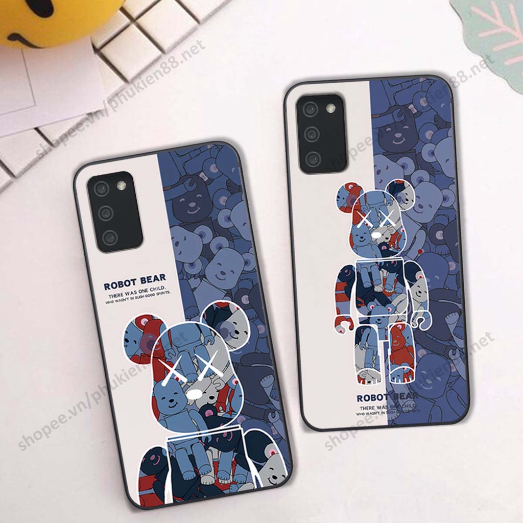 Ốp lưng Samsung A02s / A03s hình Robot Bear, Kawsnc bảo vệ điện thoại