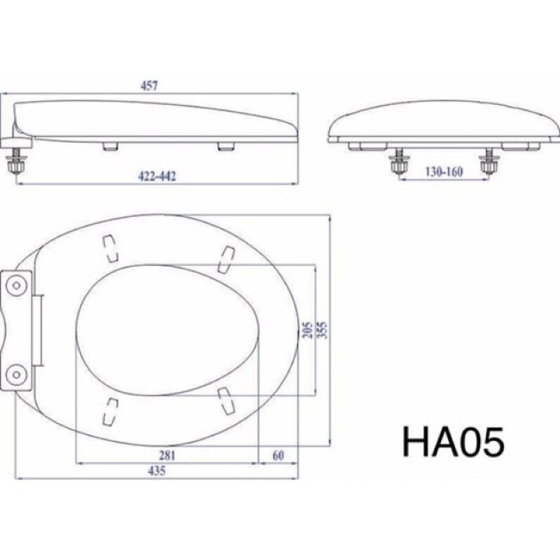 Nắp bồn cầu 2 lớp, nắp bồn cầu 2 lớp êm toilet lid