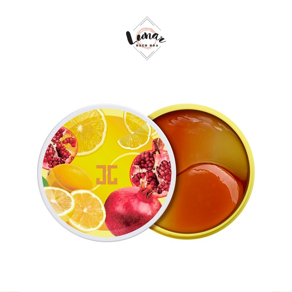 [Mẫu Mới] Mặt Nạ Mắt Jayjun Chiết Xuất Trà Chanh Lựu Dưỡng Ẩm Giảm Thâm Mắt Pom Lemon Tea Eye Gel Patch