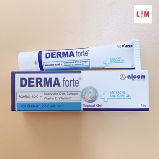 Gel mờ thâm mụn giảm viêm Gamma Chemicals Derma Forte 15g [Chính Hãng]