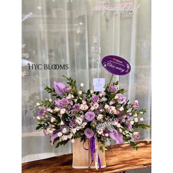 Hoa lẵng tươi sự kiện khai trương sinh nhật