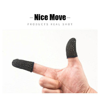 1 Cặp găng bọc ngón tay (2 chiếc) chống mồ hôi chơi game điện thoại tiện dụng | BigBuy360 - bigbuy360.vn