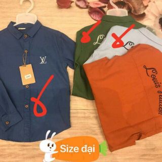 Áo sơ mi bé trai QC cực sành điệu