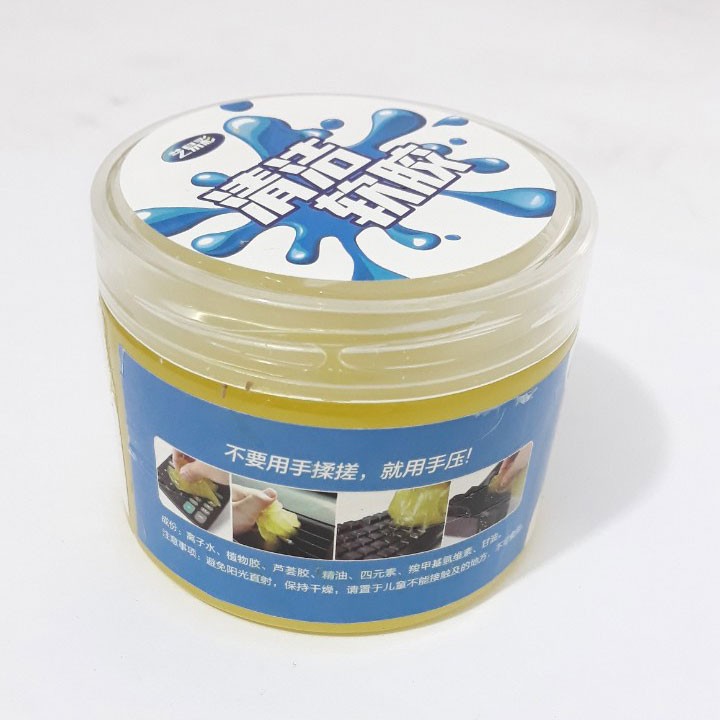 [ FREESHIP ] Gel silicon vệ sinh làm sạch bụi trên ô tô, bàn phím máy tính hộp 160g