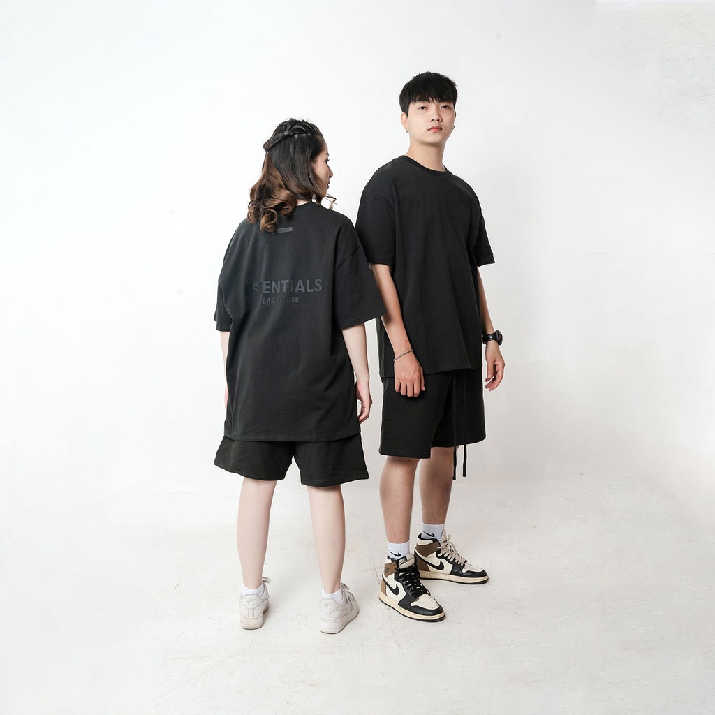 Áo thun ESSENTIALS FOG Fear Of God TLS streetwear unisex form rộng tay lỡ chất liệu cotton cao cấp