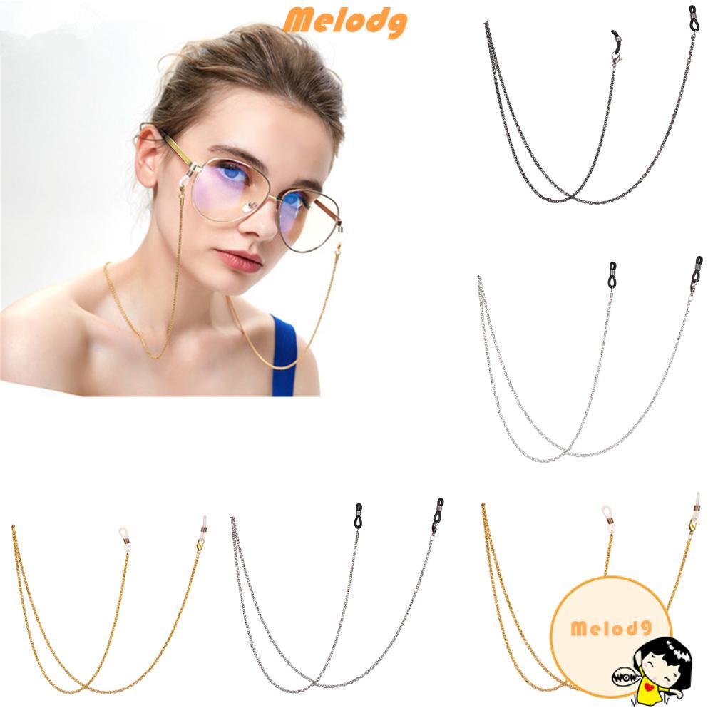 Dây đeo mắt kính chống trượt bằng kim loại nhiều màu sắc phong cách vintage cho nam và nữ