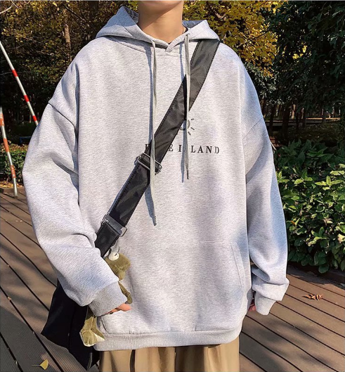 Áo hoodie tay dài phong cách thể thao Hàn Quốc cho nam  | BigBuy360 - bigbuy360.vn