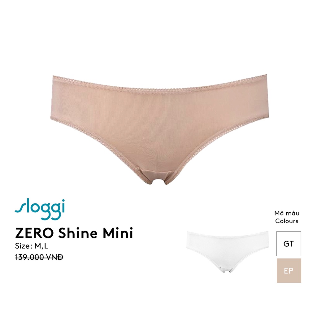 Quần lót nữ Triumph Sloggi shine mini cạp thấp siêu mềm mại  -  Niêm yết 139.000 - Triumph chính hãng 100%